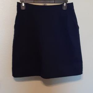 Navy blue uniform skirt